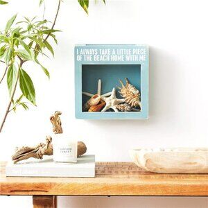 Primitives by Kathy Seashell Holder - Coastal Decor, Glass Display